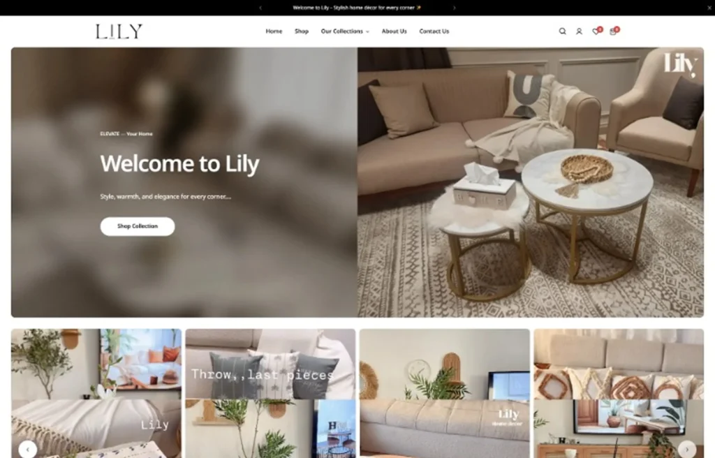 Lily decoration